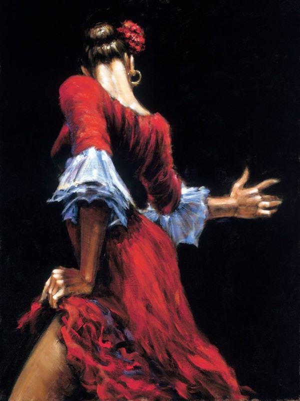 Fabian Perez Flamenco Dancer II